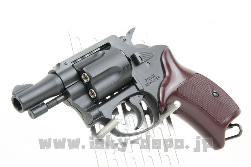 画像1 【中古 ガスリボルバー マルシン】6mmポリスリボルバーXカートリッジ仕様・