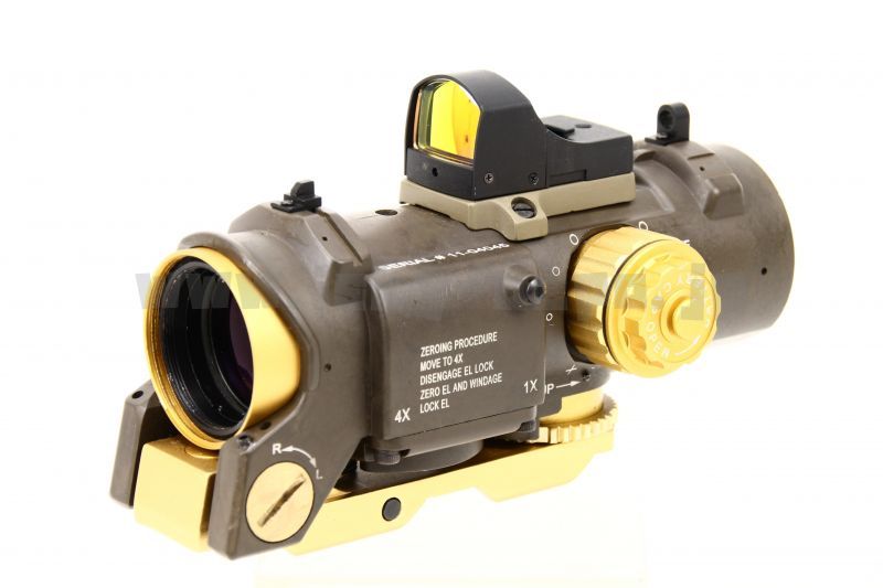 【中古 メーカー不明】ELCANタイプ SPECTER DR SU-230/PVS イルミスコープ【点灯確認済み・ドクタータイプダットサイト